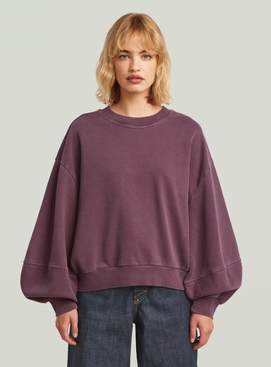 Sudadera Overdyed Big Sleeve Oversized